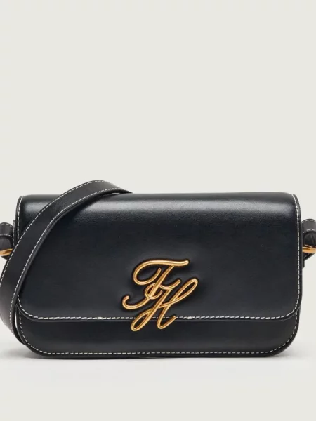 TOMMY HILFIGER Válltáska arany fekete