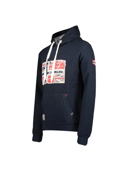 Turystyczna bluza GEOGRAPHICAL NORWAY GPEPE 2 EO niebieska