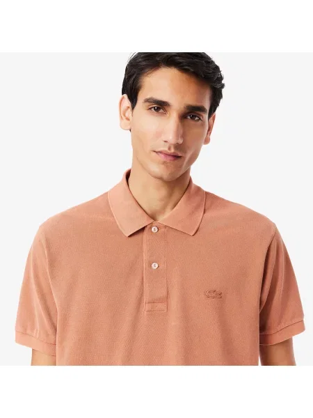 Классическое поло Lacoste коричневое