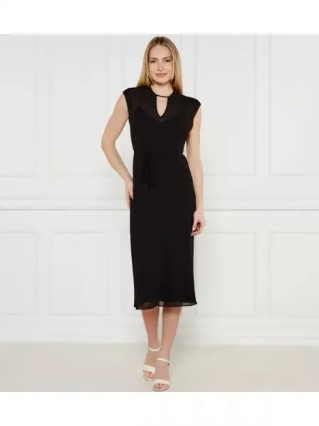 Calvin Klein Ruha GEORGETTE fekete