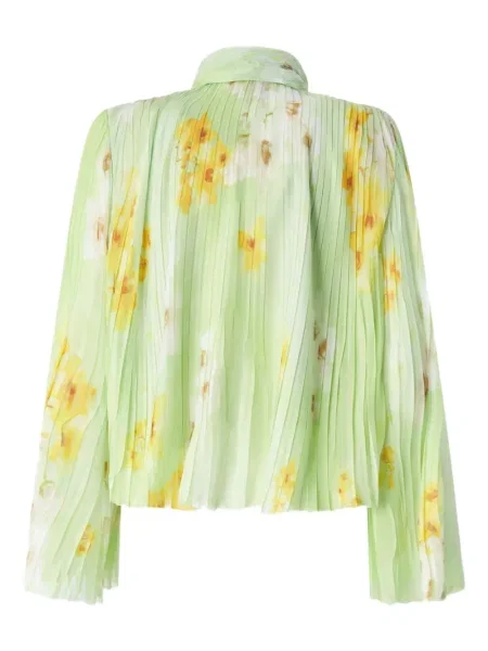 Bluză Pinko cu model floral cu imagine verde