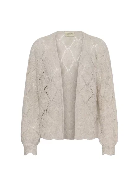 Dzianinowy sweter Cream beżowy