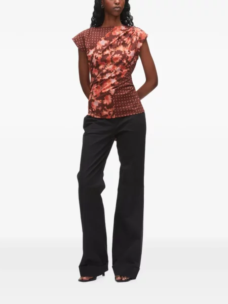Top 3.1 Phillip Lim drapat maro