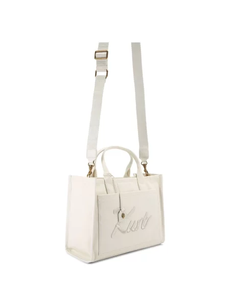 Shopper kabelka Kurt Geiger London biela