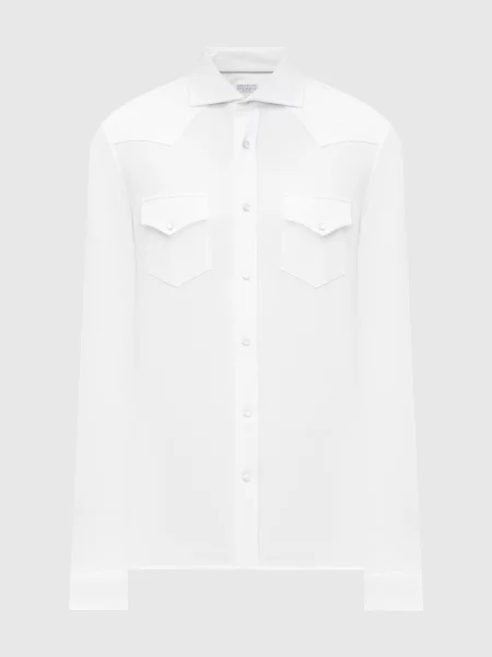 Сорочка Brunello Cucinelli біла
