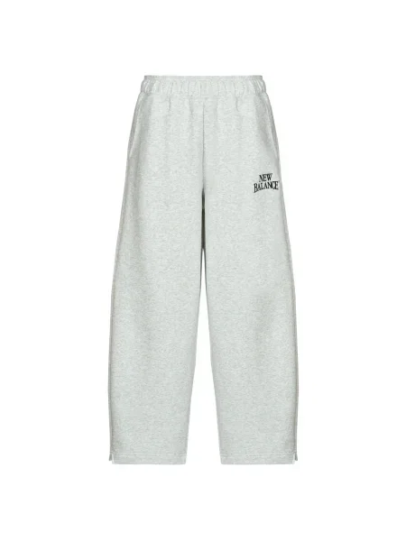 Hanorac din fleece New Balance din fleece gri