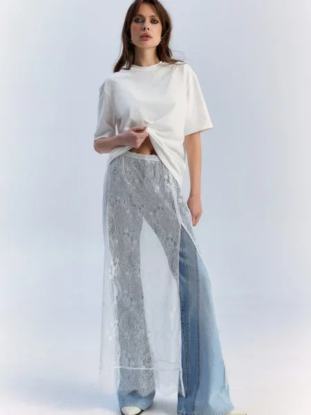 Спідниця максі Gepur молочний