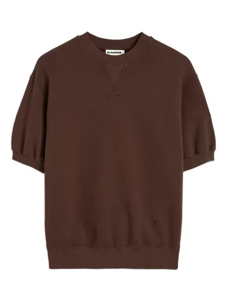 Tricou Jil Sander din material terry maro
