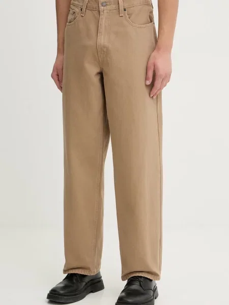 Kavbojke Levi's BAGGY rjava