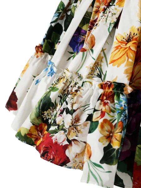 Spódnica mini dziecięca Dolce And Gabbana biała