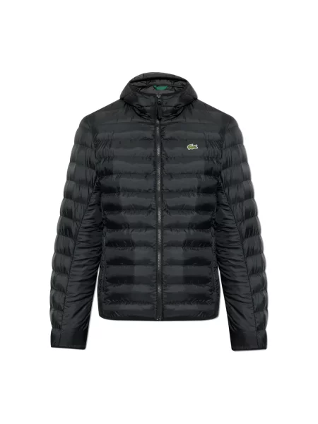 Kurtka puchowa Lacoste czarna