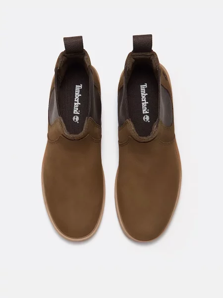 Нубукові Челсі Timberland оливковий