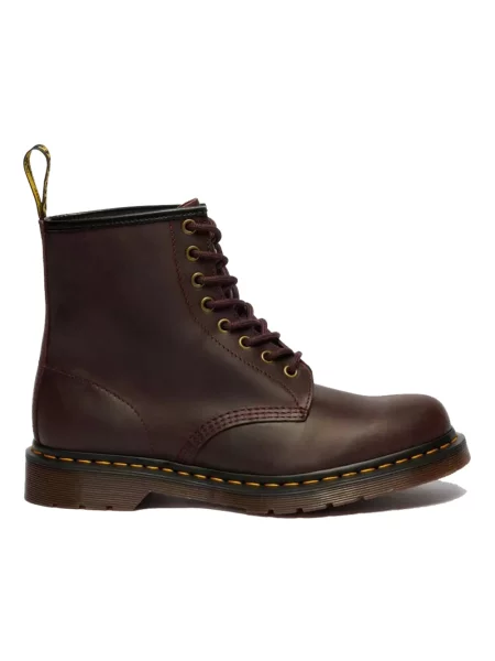 Botki Dr. Martens skórzane brązowe
