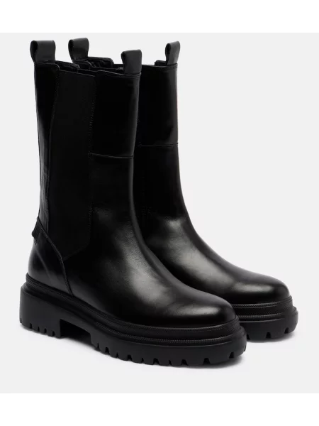 Botine chelsea Bogner din piele negru