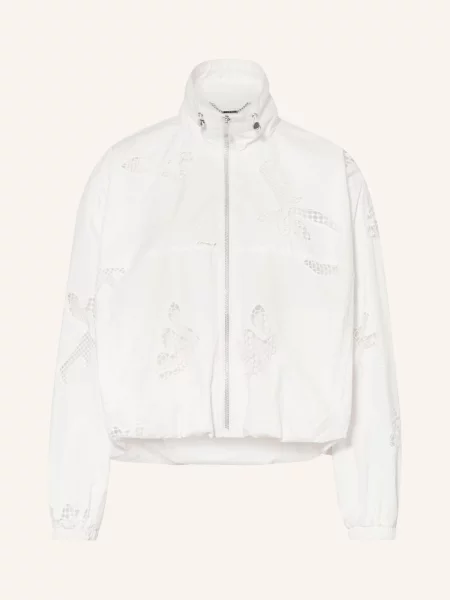 Rich & Royal Oversized Bunda S Krajkou bílá