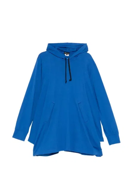 Hanorac cu glugă Comme Des Garcons Homme Plus asimetric albastru