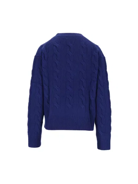 Sweter Polo Ralph Lauren wełniany niebieski