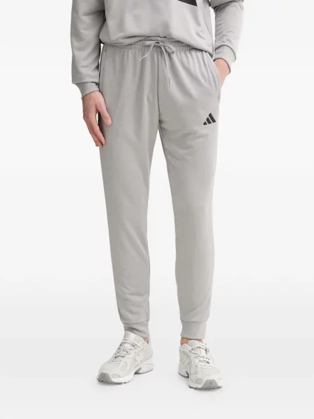 Futó kerek nyakú hálós cipzáras melegítő felső Adidas fekete