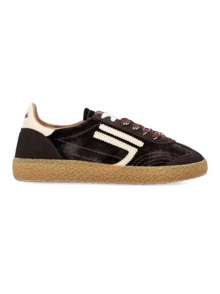 Sneakersy Puraai zamszowe brązowe