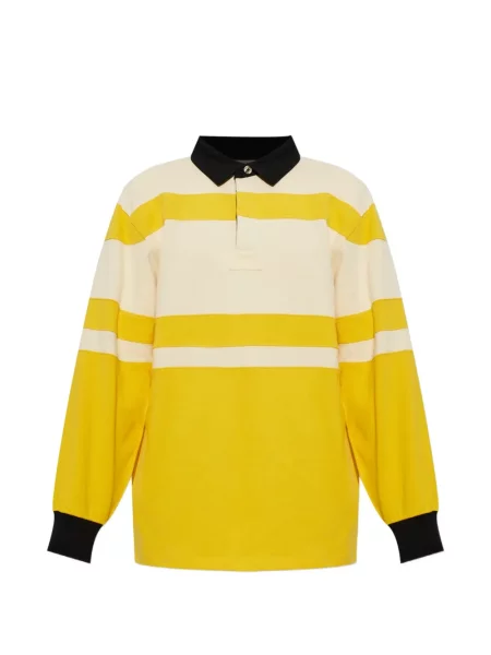 Lung tricou polo Entire Studios galben