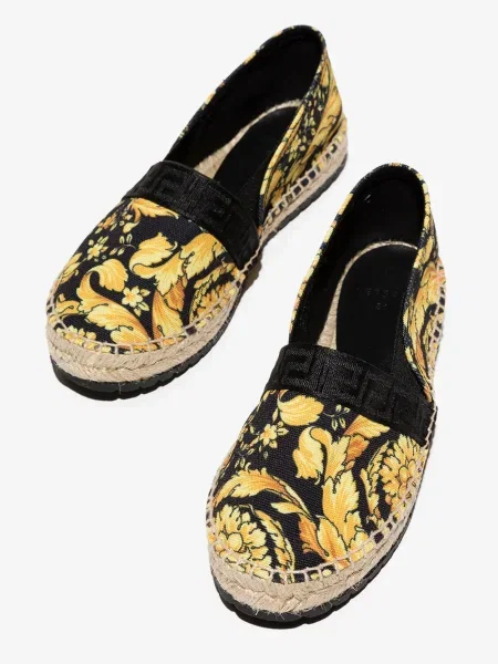 Espadryle dziecięce Versace czarne