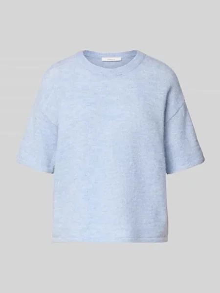 Sweter z dzianiny o kroju regular fit z mieszanki wełny z domieszką alpaki Model LULU' Selected Femme