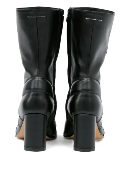 Cizme scurte Mm6 Maison Margiela din piele negru
