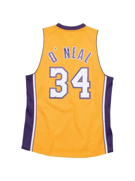 Cămașă Mitchell & Ness din jerseu galben