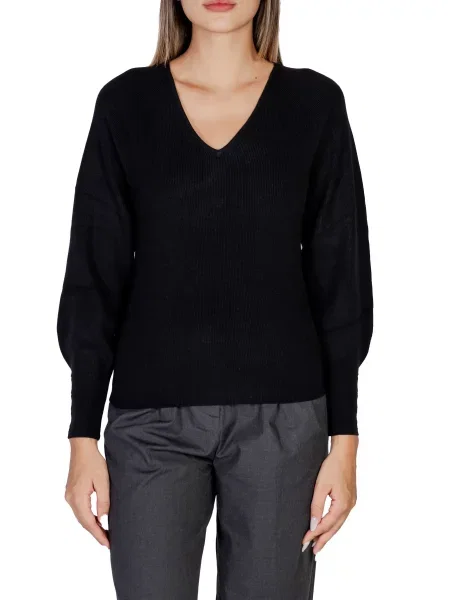 Svetr Morgan De Toi s výstřihem do v černý