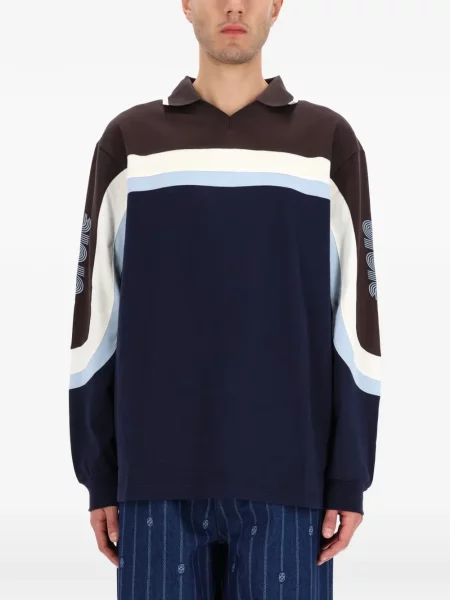 Polo Drole De Monsieur cu dungi albastru
