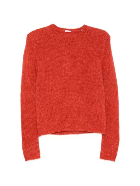 Pulover Aspesi de mohair portocaliu