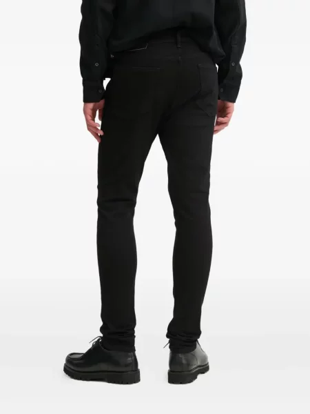 Blugi Rag & Bone cu broderie negru