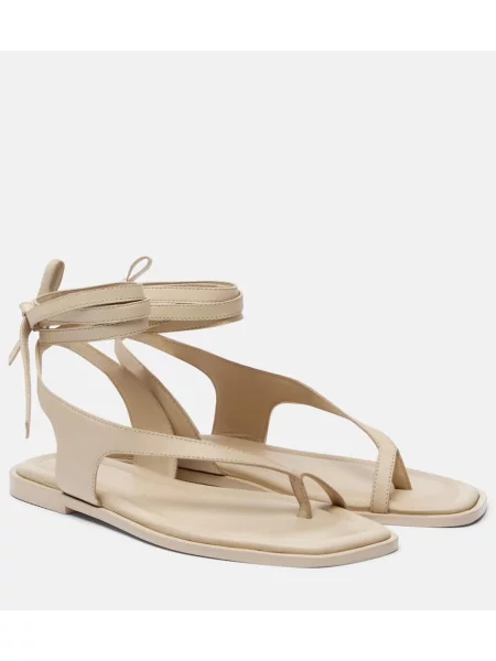 Sandale A.emery din piele bej