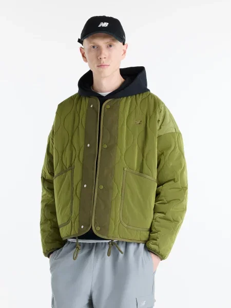 Демісезонна куртка New Balance Balance Quilted зелений