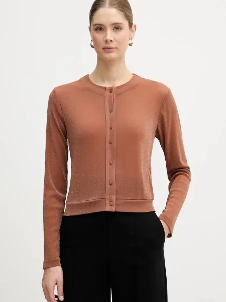 United Colors of Benetton kardigan lekki brązowy