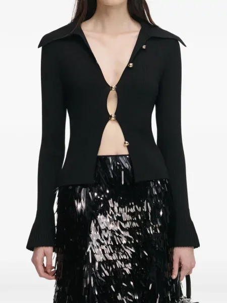 Cardigan Self-portrait negru