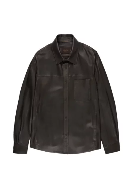 Kožna jakna Montedoro smeđa