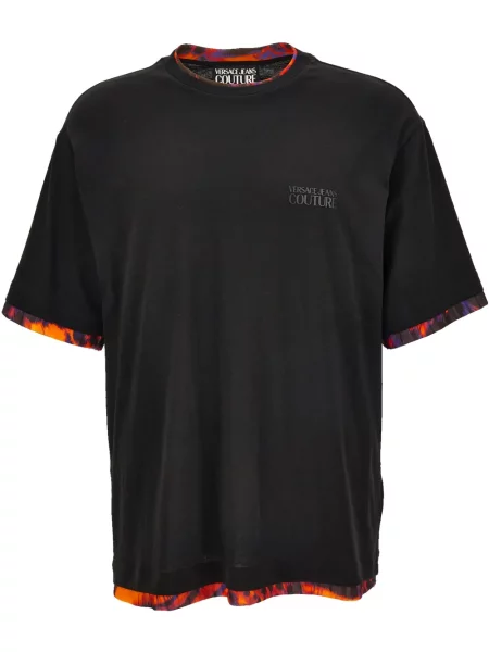 Tricou Versace Jeans Couture negru