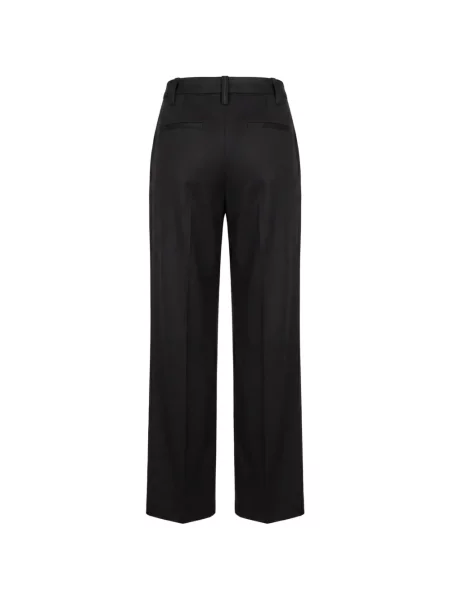 Pantaloni Brunello Cucinelli de lână negru