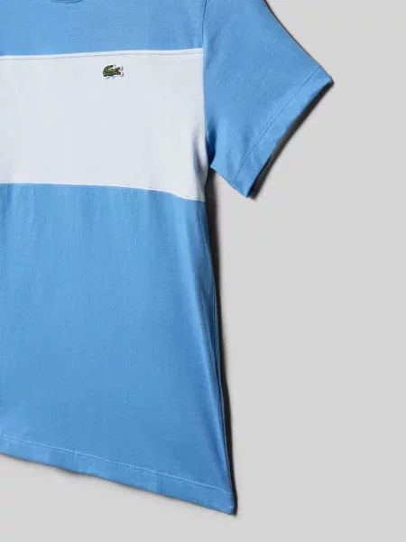 T-shirt o kroju regular fit z czystej bawełny Model COLORBLOCK TEE' Lacoste
