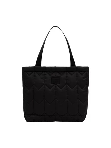 Maison Kitsuné torba Chevron Quilted Large Tote czarny