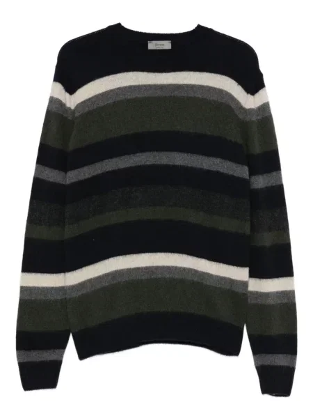 Pulover Ferrante cu dungi negru