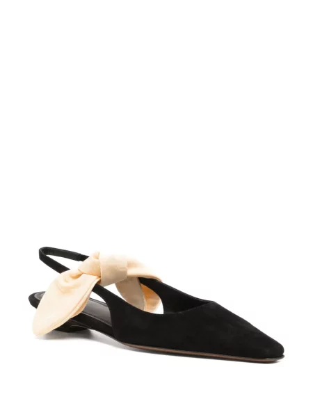 Pantofi cu toc Neous cu funde negru