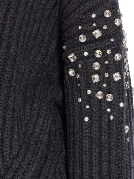 Cardigan Pinko de cristal gri