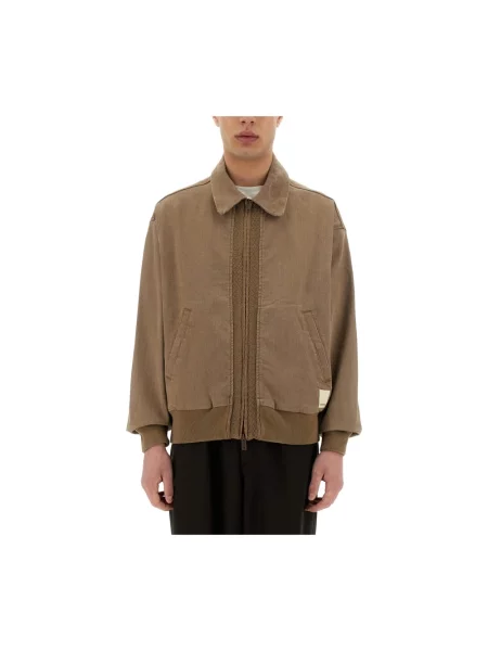 Lekka kurtka Emporio Armani brązowa