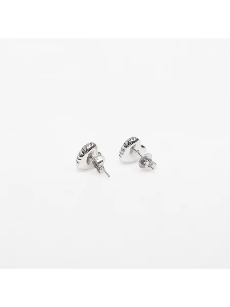 Обеци GUESS Iconique Rhodium Universal
