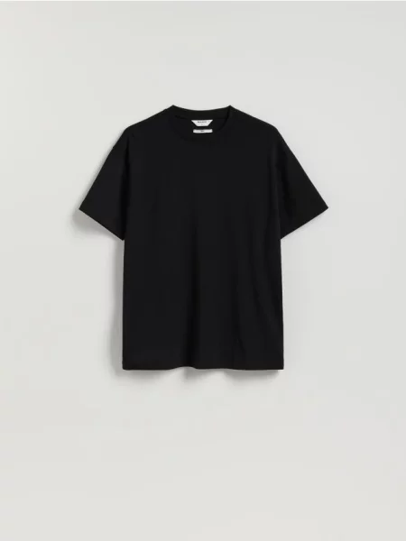 Reserved Tricou boxy din negru