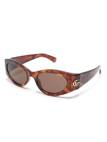 Sluneční brýle Gucci Eyewear hnědé
