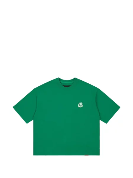 Scurt tricou Godspeed cu imagine verde