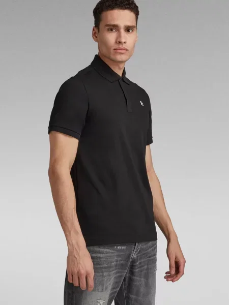 Поло G-star Raw черное